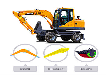 BD80W轮式挖掘机图片A