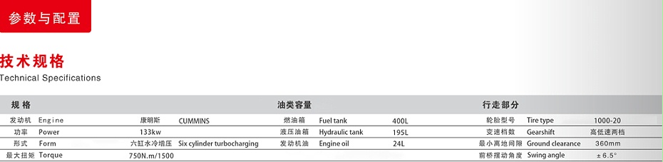 宝鼎轮式挖掘机参数